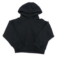 Čierna crop mikina s kapucňou F&F