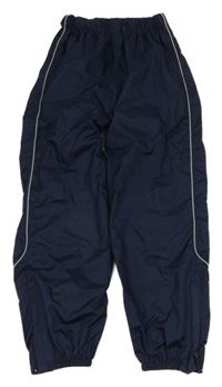 Tmavomodré šušťákové nohavice