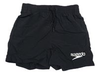 Čierne plážové kraťasy s logom Speedo