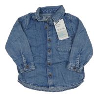 Nové - Modrá rifľová košeľa Denim Co.