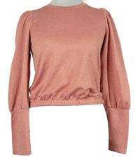 Dámská růžová crop halenka Redtag 