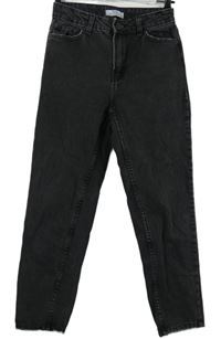 Dámské černé mom rifle Bershka 