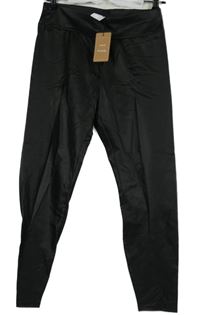 Nové - Dámské černé potažené legíny Shein 