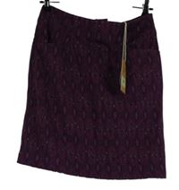Nové - Dámska purpurová vzorovaná sukňa Fat Face