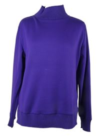 Dámská fialová mikina se stojáčkem Tchibo