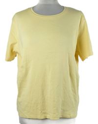 Dámské žluté tričko M&S