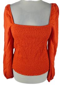 Dámská červená žabičková crop halenka Very 