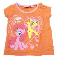Oranžové tričko s My little pony