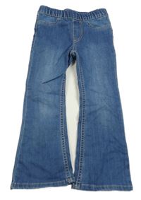 Modré flare džegíny H&M