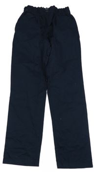 Tmavomodré straight nohavice MNG