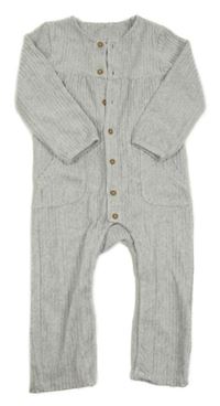Sivý rebrovaný overal M&S