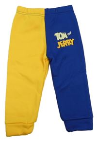Modro-žluté tepláky Tom&Jerry