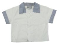 Bílo-modrá košile KIDS BASIC 