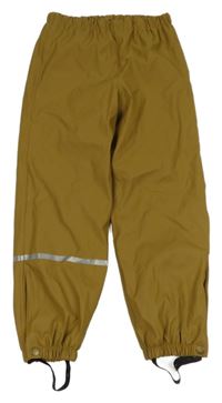 Khaki nepromokavé zateplené kalhoty Mikk-line