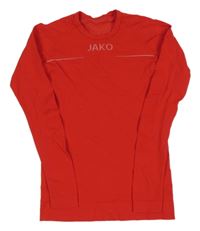 Červené funkční triko s logem Jako