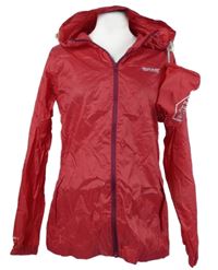 Dámska ružová šušťáková nepromokavá outdoorová bunda s kapucňou Regatta