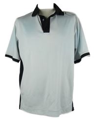 Pánske bielo-čerrné športové polo tričko