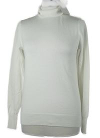 Nové - Dámsky biely sveter s rolákom Janina