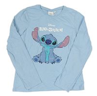 Svetlomodré tričko so Stitchem Disney