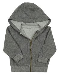 Sivá melírovaná prepínaci mikina s kapucňou PRIMARK