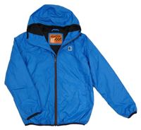 Modrá šusťáková jarní bunda s kapucí Next