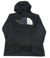 Čierna športová funkčná mikina s logom a kapucňou zn. The North Face