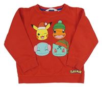 Červená mikina s Pokémony H&M
