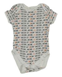 Bílé body s nápisy Primark