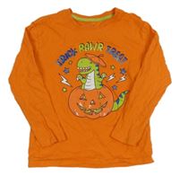 Oranžové tričko s tekvicou Primark