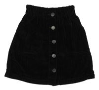 Čierna menšestrová prepínaci sukňa George