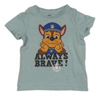 Modrošedé tričko s Chasem Nickelodeon