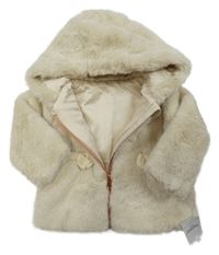 Nové - Béžová kožešinová parka Nutmeg