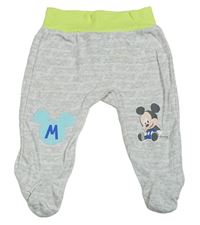 Světlešedo-limetkové polodupky s Mickey Disney