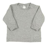 Sivá melírovaná mikina zn. H&M