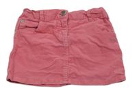 Ružová menšestrová sukňa YD