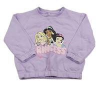 Levandulová mikina s Disney princeznami PRIMARK