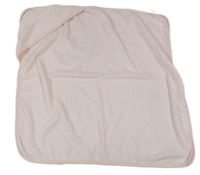 Světlerůžová froté zavinovací osuška s kapucí F&F