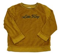 Medová rebrovaná mikina s nápisom RIVER ISLAND