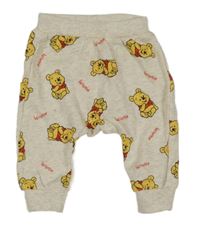 Svetlobéžové melírované turecké tepláky s Pú H&M