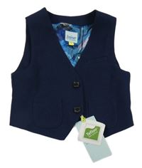Nové - tmavomodrá slavnostní vesta TED BAKER