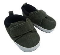 Khaki manšestrové capáčky Matalan vel. 15