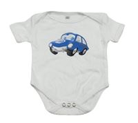 Biele body s autom