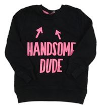 Čierna mikina s nápisom George