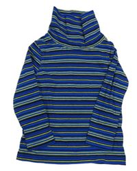 Safírovo-čierno-žltý pruhovaný rolák Lupilu