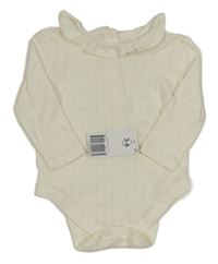 Nové - Smotanové perforované body s golierikom Matalan