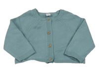 Zelený propínací svetr M&S