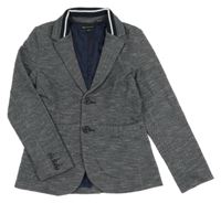 Tmavomodré melírované slávnostné sako C&A