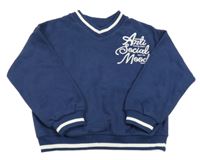 Tmavomodrá mikina s nápisem M&S