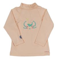 Růžové UV triko s narvalem Nabaiji