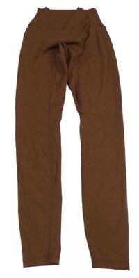 Hnedé športové legíny